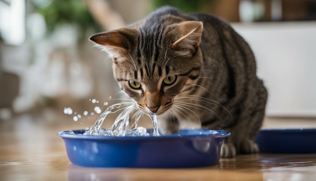 貓咪喝水